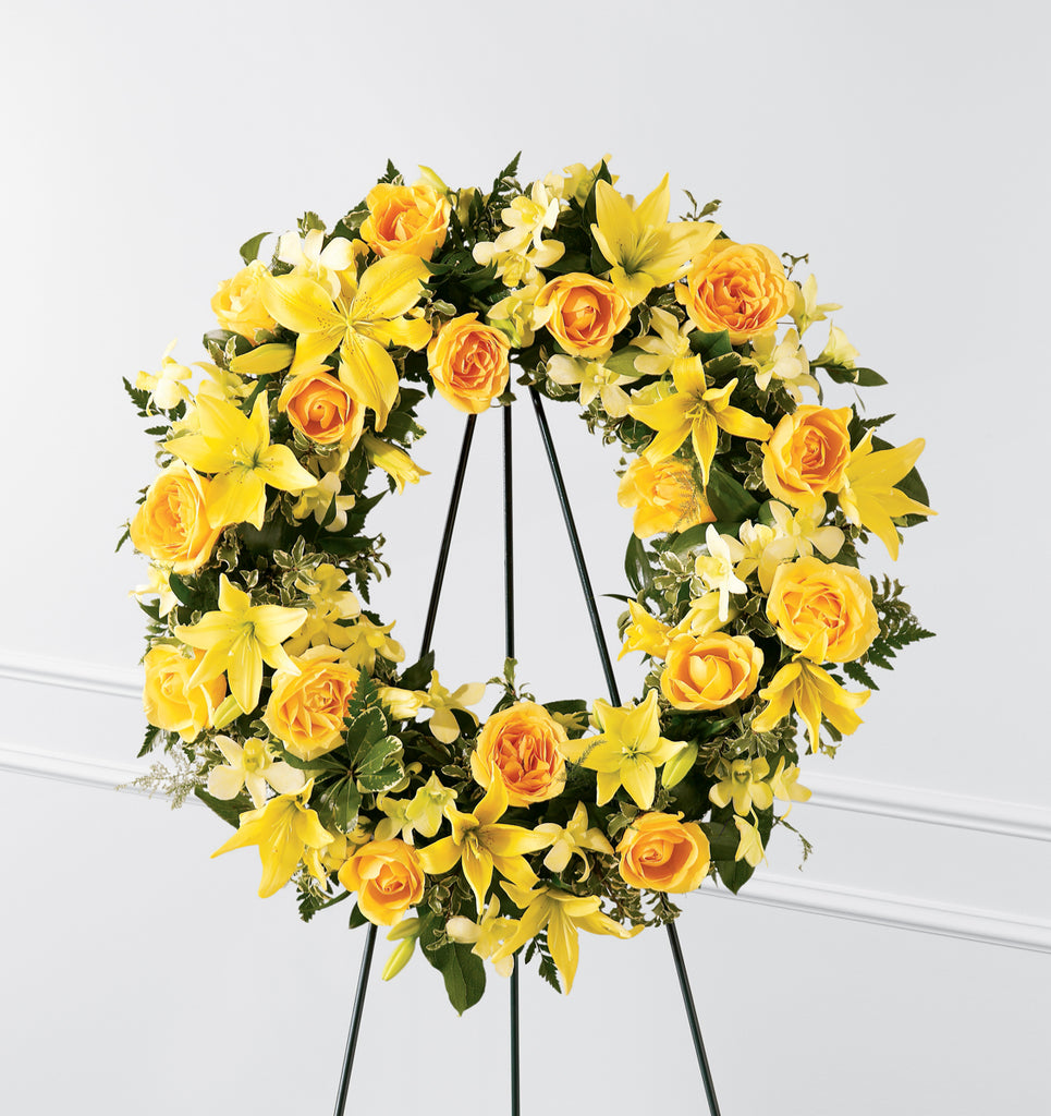 The FTD Ring of Friendship Wreath - Beaudry Flowers