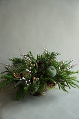 Artificial/Faux Holiday Apples & Berries Centrepiece - Beaudry Flowers