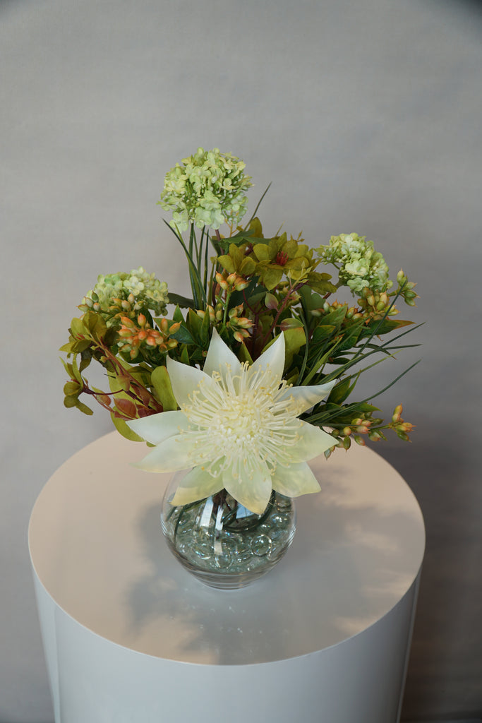Wild Botanical Faux Vase Arrangement