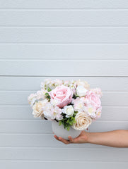 Blush Blossom Faux Arrangement - Beaudry Flowers