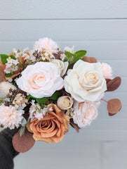 Warm Cappuccino Faux Arrangement - Beaudry Flowers