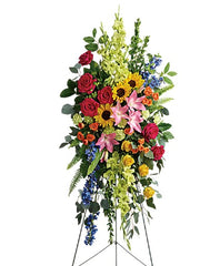 Love Lives On Standing Spray - Beaudry Flowers