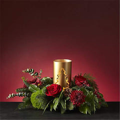 Through the Woods Centerpiece - Beaudry Flowers