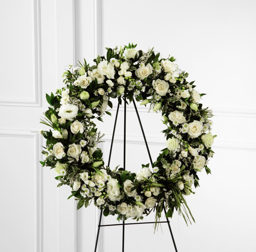 The FTD Splendor  Wreath - Beaudry Flowers