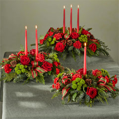 By the Candlelight Centerpiece - Beaudry Flowers