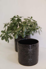 Large Black Pot