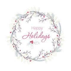 Happy Holidays Card - Beaudry Flowers