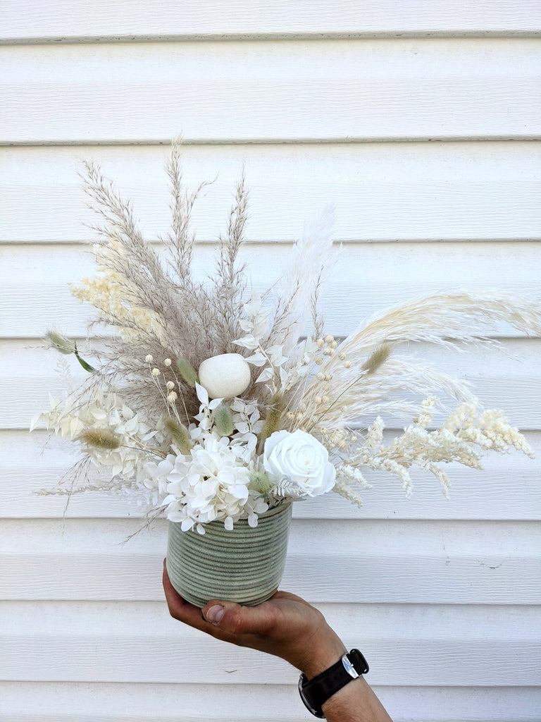 Sage Dried Arrangement - Beaudry Flowers
