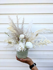 Sage Dried Arrangement - Beaudry Flowers