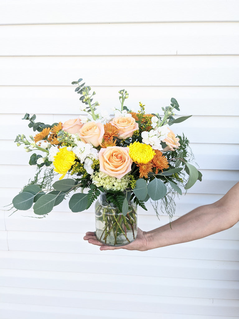 Light Fall Arrangement - Beaudry Flowers
