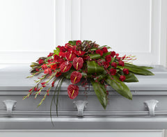 The FTD Peaceful Passage Casket Spray (S18-4476) - Beaudry Flowers