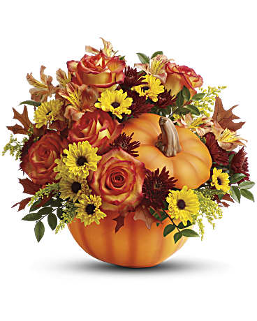 Teleflora's Warm Fall Wishes - Beaudry Flowers