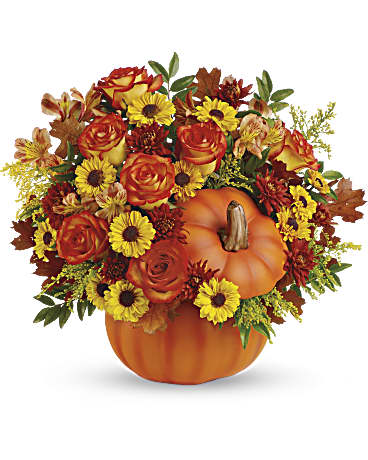Teleflora's Warm Fall Wishes - Beaudry Flowers