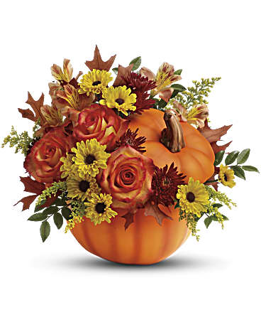 Teleflora's Warm Fall Wishes - Beaudry Flowers