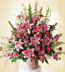 The FTD Leaf Petals Basket - Beaudry Flowers