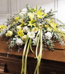 The FTD Rest in Peace Casket Spray - Beaudry Flowers