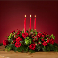 By the Candlelight Centerpiece - Beaudry Flowers